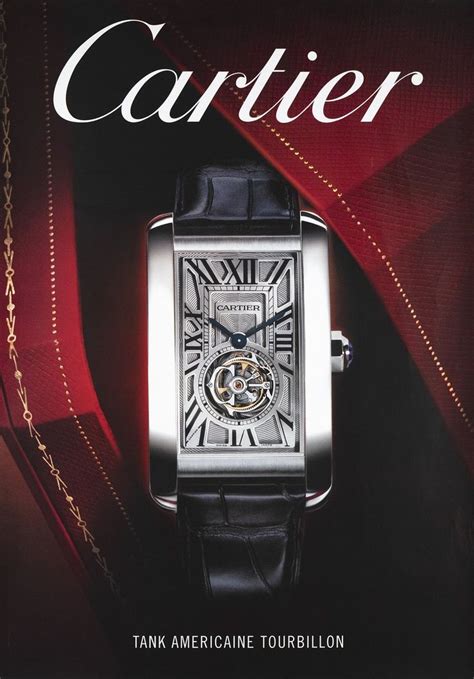 Cartier watch advertising